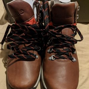 Timberland, never worn, men's 10 M/M, brown, waterproof boot, with box